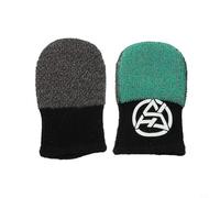 Manicotti traspiranti e leggeri per ridurre gli errori di tocco durante il gioco causati dalla punta delle dita umide (verde)