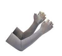 Manicotti UV per braccia, traspirante, con per le dita, protezione solare per attività all'aperto, ciclismo, guida, corsa, cicatrici, forniture per giardinaggio, grigio, Refer to description