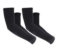 Manicotto a compressione con protezione UV, protezione UV, protezione per avambracci, delicato sulla pelle, leggero, protezione solare, protezione per braccia per corsa, basket, Nero , Refer to