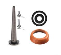 Manicotto a pistone in pelle con manico tipo 75 con valvola per piercing al naso, pelle bovina e materiali in silicone, rondelle in gomma e guarnizioni per una tenuta sicura della pompa