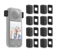 Manicotto antivento con microfono per Insta360, 8 pezzi, per Insta360 X3 X4, copertura per riduzione del rumore del vento per un audio nitido, facile installazione e design durevole, compatibile con