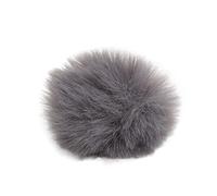 Manicotto Antivento Lavalier, Riduce l'interferenza del Vento Microfono con Risvolto Comodo Manicotto Antivento Pelliccia Artificiale per Microfono Lavalier con Apertura da 0,5