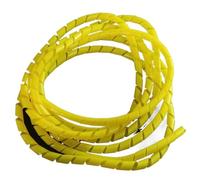 Manicotto avvolgicavo avvolgicavo a spirale, Guaina for organizzatore di cavi a spirale in PE 4 mm-25 mm multicolore 5 metri(Yellow Color,12mm inside diameter)
