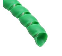 Manicotto avvolgicavo avvolgicavo a spirale, Tubo di copertura for cavi a spirale, organizer for tubi di diverse dimensioni, multicolore(Green,ID 10mm 5 Meters)