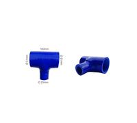 Manicotto blu a T Manitor l.100/25mm id.51mm silicone rinforzato 4 strati