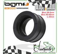 MANICOTTO CARBURATORE RACCORDO DRITTO DA 45 ASPIRAZIONE TUBO GOMMA UNIVERSALE