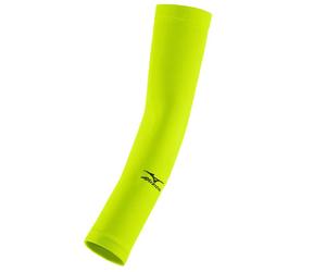 Manicotto compressivo Mizuno Armguard - safety yellow/black - Giallo