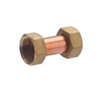 Manicotto con due dadi prigionieri femmina 3/4 | Connessione resistente e durevole | Per impianti idraulici e riscaldamento | Installazione rapida e sicura | QUICK PLOMBERIE
