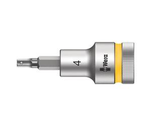 Manicotto con raccordo e presa Wera Zyklop 8740 CHFHex-10" Argenté