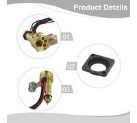 Manicotto connettore centrale europeo per presa pannello di saldatura MIG peso 2