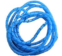 Manicotto del cavo, Guaina for organizzatore di cavi a spirale 4-25 mm multicolore 5 metri(Blue Color,16mm inside diameter)