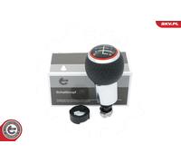 ESEN SKV Pomello leva cambio 63SKV009 rosso/nero per AUDI A3 A4 A6 C6 Avant B6