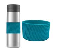 Manicotto Della Tazza Da Caffè In Silicone - Accessori Da Caffè Colorati, Protettore Della Tazza Da Viaggio | Manicotto Del Bicchiere Alla Moda Con Design Verticale Del Caffè Pratico Supporto Di