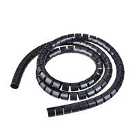 Manicotto di protezione a spirale, Tubo avvolgicavo a spirale, protettore for tubi, manicotto for cavi, organizzatore for cavi, 10-40 mm,(Black,ID40mm 5 Meters)