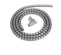 Manicotto di protezione a spirale, Tubo flessibile di protezione for cavi con fascia a spirale, 1 metro, multicolore, diverse misure(Grey,16mm inside diameter)