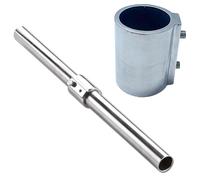 Manicotto di riduzione da Ø 25 a Ø 22 mm per tubi acciaio inox