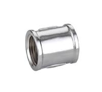 MANICOTTO DIRITTO FF IN OTTONE CROMO IBP 1/2"