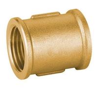 MANICOTTO DIRITTO FF IN OTTONE GIALLO PESANTE IBP 2" Raccordi Ottone Banninger