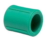 Manicotto dritto FF in polipropilene verde Ø 20 mm