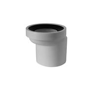 Manicotto eccentrico in pvc rigido per wc Ø 110 cm L 2 cm Bianco