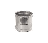 Manicotto femmina/femmina in acciaio inox per canne fumarie (DN 300)