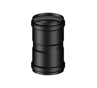 Manicotto FF - FUMISTERIA MONOPARETE ACCIAIO AL CARBONIO SMALTATO NERO
