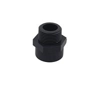 Manicotto filettato pvc 20 25 32 40 50 63 75 90 110mm adattatore raccordo filettato maschio nipplo filettato plastica tubo pisine (Diametro Interno 32mm - 1" Filettura)