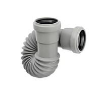 MANICOTTO FLESSIBILE UNIVERSALE PVC TUBO SCARICO PP INNESTO/INCOLLAGGIO ø 40