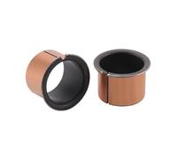 Manicotto for cuscinetto flangiato in rame senza olio da 5 pezzi, boccole autolubrificanti resistenti ai raggi U-V for applicazioni ad alta temperatura(18x12x10x15mm)