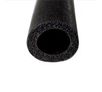 Manicotto for tubo tondo morbido nero in schiuma NBR da 1 metro, plastica in neoprene, tubo in schiuma EPDM in gomma spugna, tubo nero impermeabile all'acqua(28x24mm)