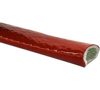 Manicotto in fibra di vetro, Manicotto scudo termico in fibra di vetro, Manicotto antincendio in fibra di vetro rivestito in silicone for proteggere la linea del carburante, 1m,35mm(30mm)(50mm)