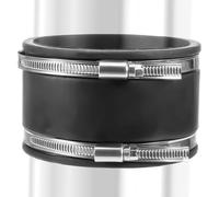 Manicotto in gomma flessibile da 100 mm, giunto in gomma flessibile con fascette in acciaio inox, connettore per tubi ø100 mm per ventilatore, sistema di ventilazione, tubo di ventilazione, condotto