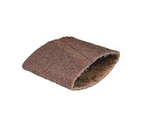 Manicotto in pile non tessuto da 283x100 mm, nastro abrasivo in zirconia 577F, con macchina for lucidatura a rullo di espansione in gomma Mola Lucidante(Brown P150 x 1 pc)