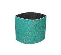 Manicotto in pile non tessuto da 283x100 mm, nastro abrasivo in zirconia 577F, con macchina for lucidatura a rullo di espansione in gomma Mola Lucidante(ZA P40 x 4 pcs)