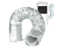 Manicotto Isolante per Tubi AC, Rivestimento Protettivo per Tubazioni Aria Condizionata, Protezione in Alluminio Leggero per Installazione Domestica HVAC Esterno e Commerciale