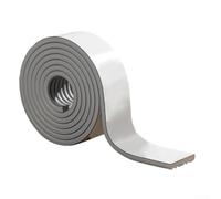 Manicotto isolante per tubi esterni, per linee d'acqua, copertura in schiuma resistente alle intemperie per evitare lo scoppio dovuto all'espansione del ghiaccio in inverno (grigio)