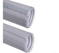 Manicotto isolante per tubi flessibili portatili per condizionatori d'aria, riduce il trasferimento di calore (grigio)