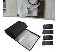 Manicotto isolante per tubi in rame HVAC con struttura multistrato per proteggere contro le intemperie e le variazioni di temperatura esterne, adatto per sistemi a mini split e pompe di calore