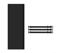 Manicotto isolante portatile per tubo di scarico del condizionatore d'aria - 149 x 53 cm in involucro di protezione dal calore - per condotto CA di diametro da 5 a 9 pollici con elastici