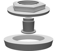 Manicotto Leva Scarico per Heritage Bathrooms Toilet Ricambio Stampato 3D