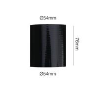 Manicotto Manitor dritto l.76mm id.54mm silicone rinforzato a 4 strati