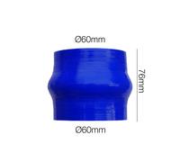 Manicotto blu Manitor soffietto l.76mm id.60mm silicone rinforzato a 4 strati