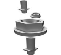 Manicotto Montaggio Manopola Sedile WC per IDO59 Ricambio Stampato 3D