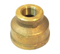MANICOTTO OTTONE FEMMINA RIDOTTO FF 1" X 1/2" GENERAL FITTINGS RACCORDO GIUNTO