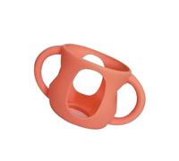 Manicotto per biberon - Impugnatura in silicone per biberon, supporto protettivo con manici, copertura anti-goccia, accessorio per lavastoviglie, design facile da tenere | routine quotidiana di