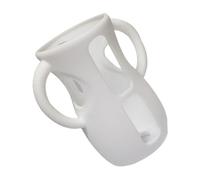 Manicotto per biberon - Impugnatura in silicone per biberon, supporto protettivo con manici, copertura anti-goccia, accessorio per lavastoviglie, design facile da tenere | routine quotidiana di