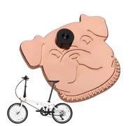 Manicotto per cavo del cambio della bicicletta, design con volto di cane, in lega di alluminio, antiruggine, per anteriore, viaggi a lunga distanza