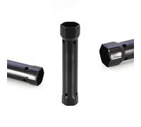 Manicotto per chiave a bussola HSS nera, 204 mm di lunghezza, strumento per montaggio e smontaggio rubinetto, adatto per filettatura da M34 a M40, essenziale per la casa e l'officina