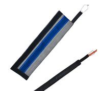 Manicotto per corda da arrampicata, resistente all'usura, protezione da attrito per operazioni discendenti e aeree, portatile per lavori su alberi, canyon, sartiame industriale