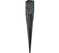 Manicotto per pali in legno 7 x 7 cm - 1 pezzo. Supporto per palo - Manicotto - Supporto per pali